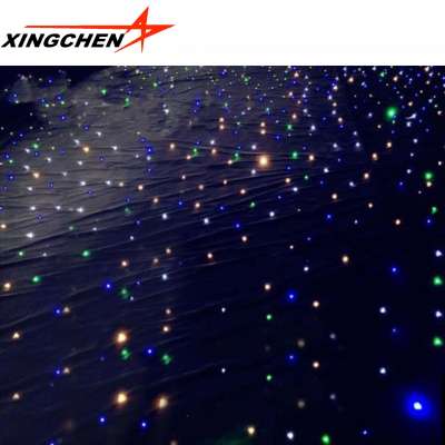 led star cloth/led curtain backdrop fabric wedding light